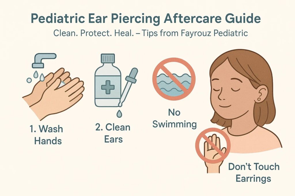 Aftercare for Your Child's New Piercings